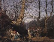 Ferdinand Georg Waldmuller Early Spring in the Vienna Woods china oil painting artist